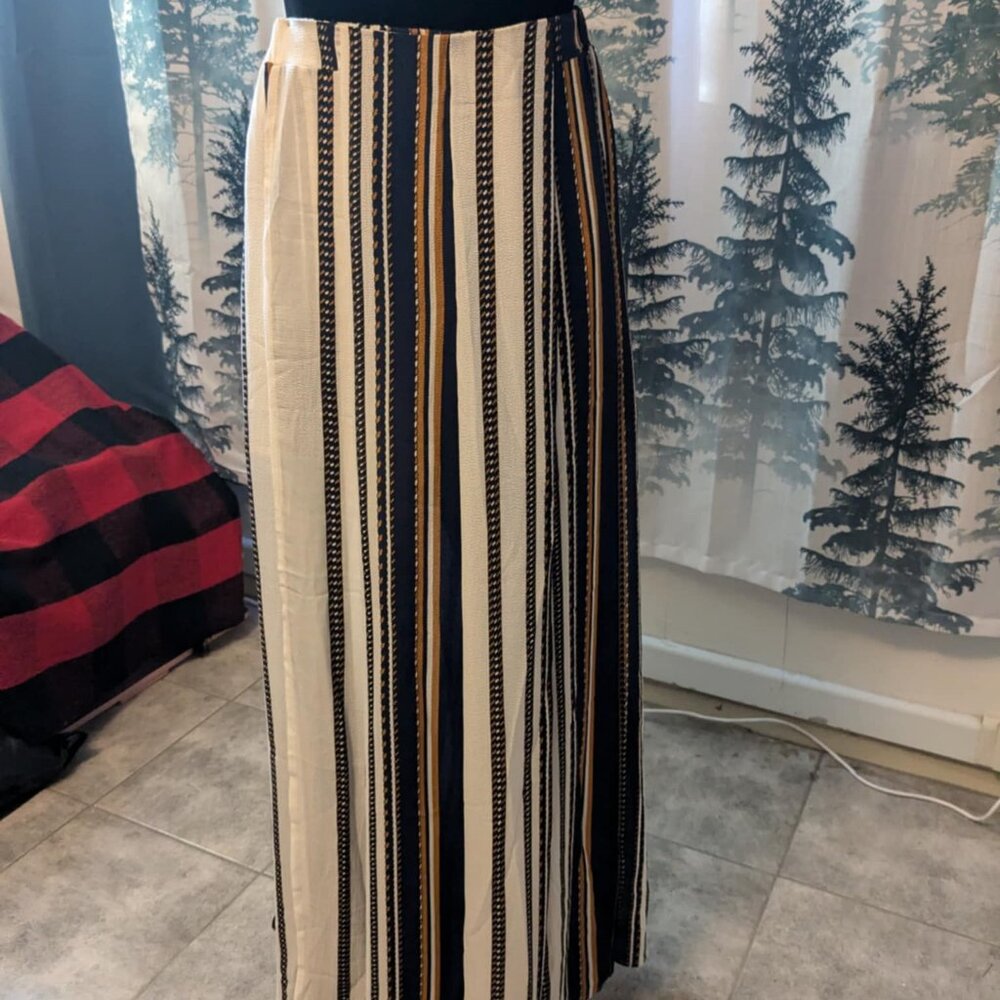 NLW Current Fashions Striped Palazzo Pants - NWT – Size Small